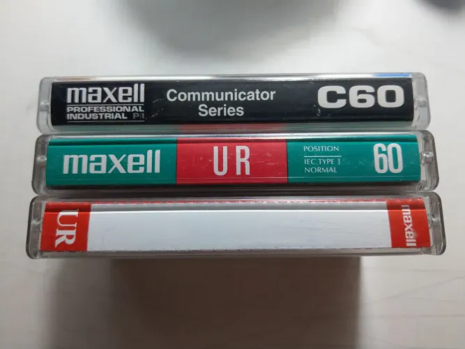 Fitas cassete Maxell (Communicator, UR 1988, UR 2000)