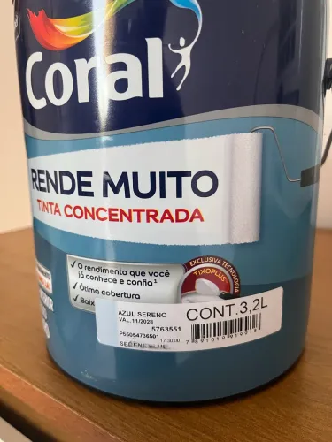 Tinta coral - azul sereno 