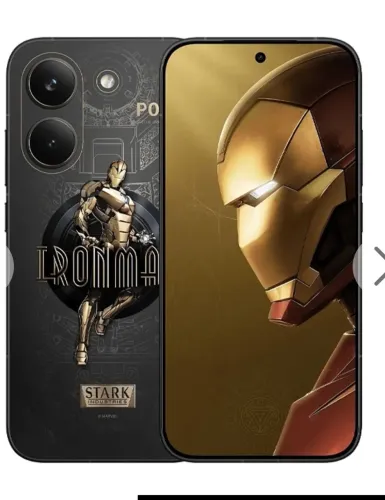 Smartphone poco x8 pro edição especial homem de ferro