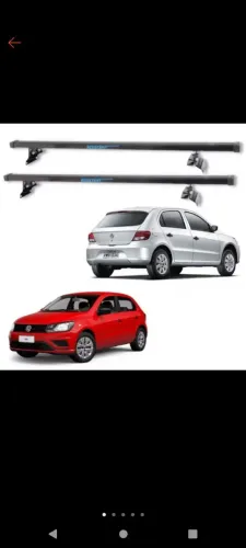 Rack de teto para Gol/ Voyage 