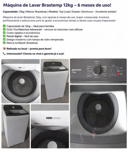 Lavadoura Brastemp 