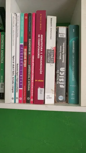? LOTE / VENDA INDIVIDUAL: Livros Universitários Exatas & Computação (NOVOS)