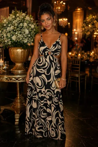 Vestido longo festa