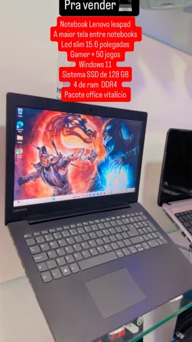 Notebook semi novo Lenovo DDR4 