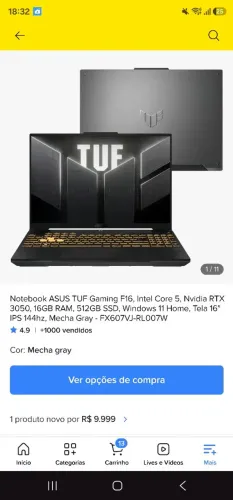 Notebook Asus