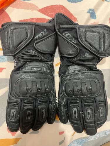 Luva x11 impact 2 cano longo couro