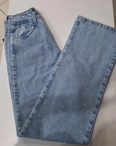 Calça wide leg