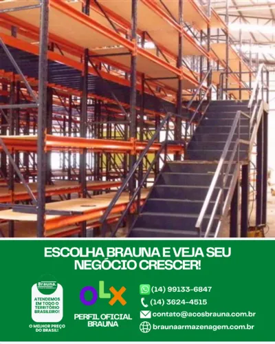 Estantes com Qualidade Brauna