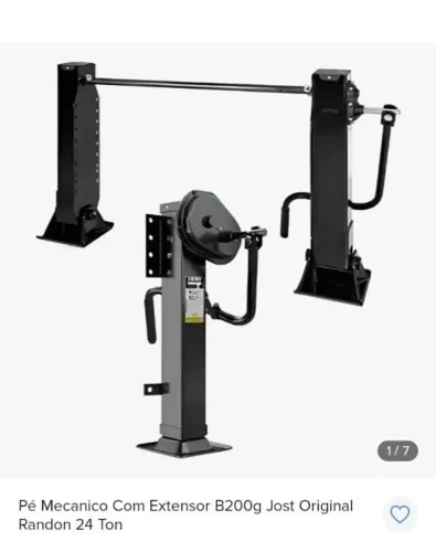 Pé mecânico com extensor