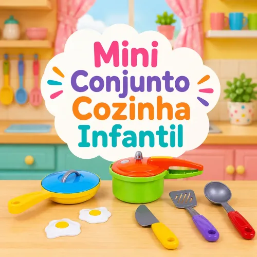 Brinquedo Mini Conjunto Cozinha Infantil Poliplac