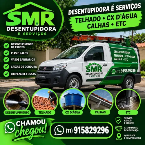 SMR DESENTUPIDORA E SERVIÇOS<br>