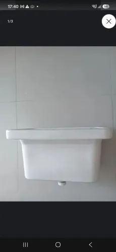 Tanque louça branco Deca