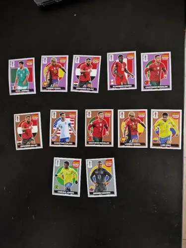 Figurinhas Legend Copa 2026 variadas