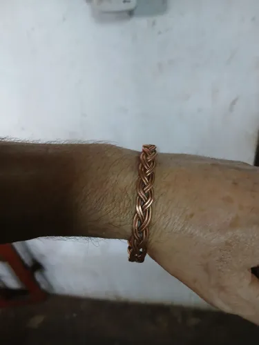 Bracelete em cobre anti-Stress
