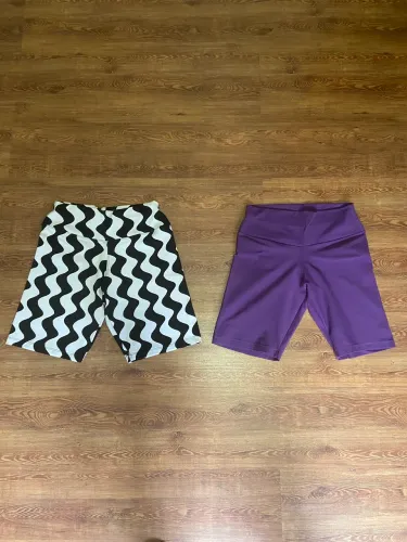 Shorts para academia lycra serve até M