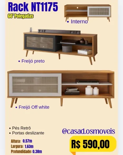 Rack NT1175 60 polegadas