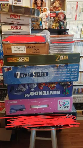 Casio loopy + N64 nacional + Master System Phaser e muito mais