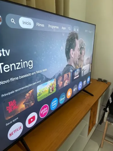 Smart TV TCL 50" 4K QLED UHD 50P7K Google TV 60Hz