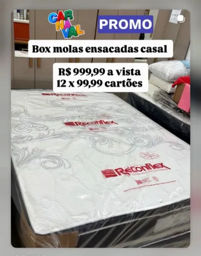 A pronta Entrega!!Cama box de casal em Molas Ensacadas!!