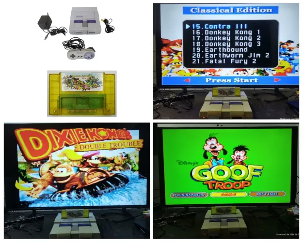 Super Nintendo fat+jogos