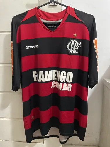 Camisa Flamengo 2011 Patrocínio Flamengo.com.br Tamanho M