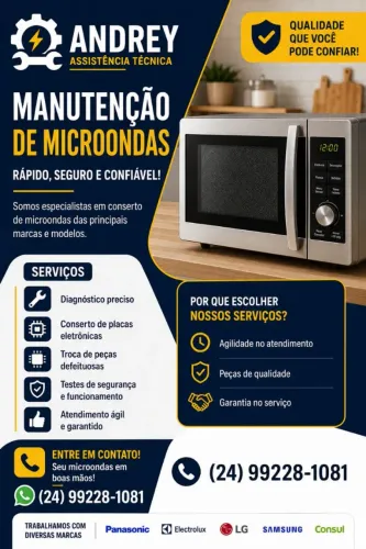 Manutenção de microondas 