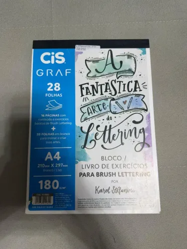 Livro de Exercícios para Brush Lettering