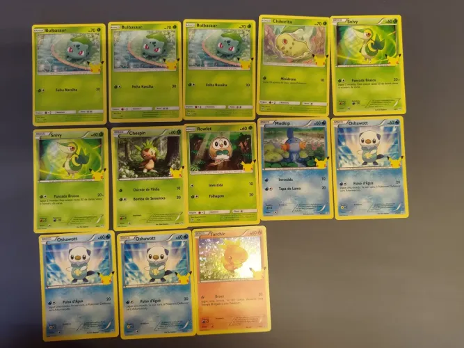 Cards Pokémon McDonalds 25 Anos