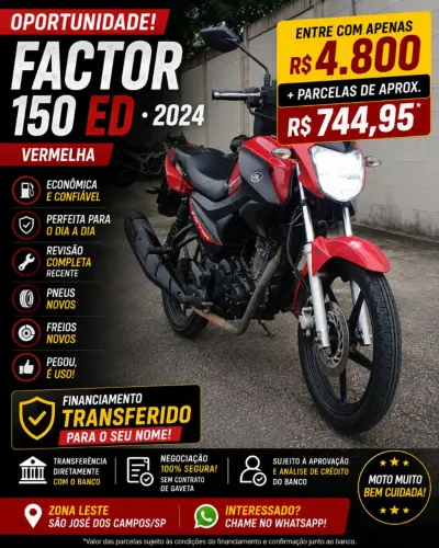 Factor 150 ED 2024 - R$ 4.800 de entrada