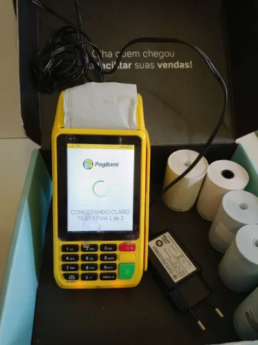 Máquina de cartão moderninha pro 2 PagBank