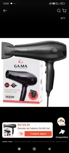 Secador Profissional GAMA