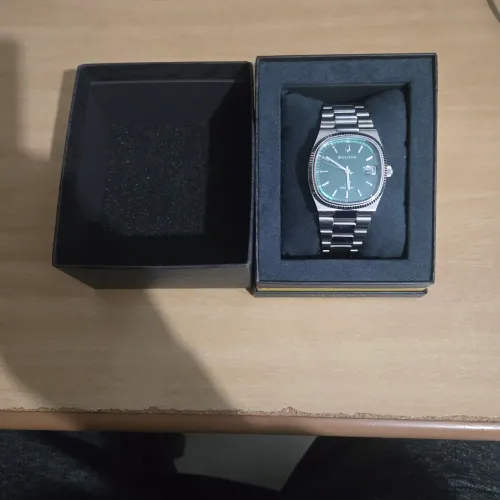 Relógio Bulova Super Seville 96b439 *precisionist Safira Prateado Verde