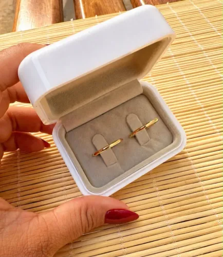 Par de aliança 2mm de casamento