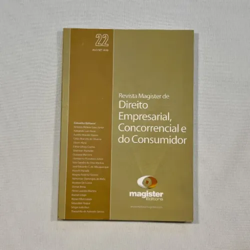 Revista Magister de Direito Empresarial, Concorrencial e do Consumidor (nº 22)