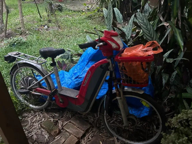 bicicleta elétrica - motoca - veloster - marca Santos 