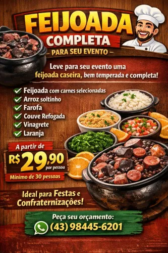 Feijoada para seu evento 