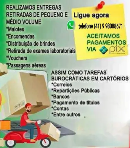 Motoboy Curitiba e região metropolitana