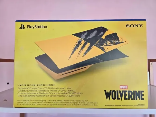 Faceplate Edição Limitada Wolverine - Ps5 Slim