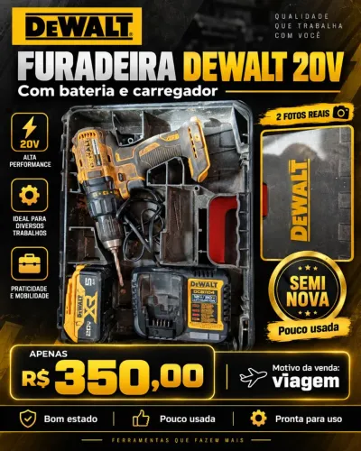 Furadeira Dewalt 20V