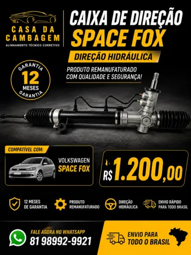 CAIXA DE DIREÇÃO SPACE FOX 2009/2010