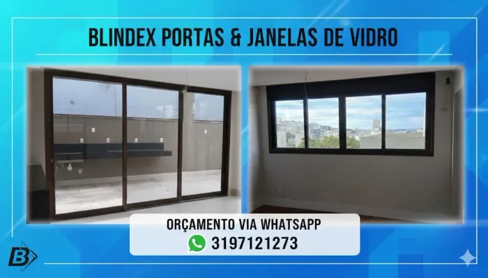 Portas e Janelas Vidro Blindex