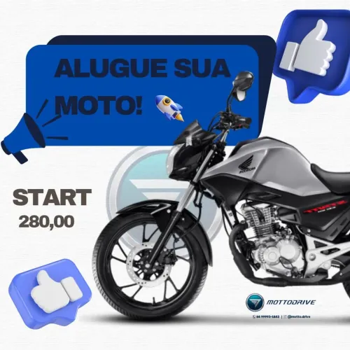 MOTO PARA TRABALHO ALUGUEL 