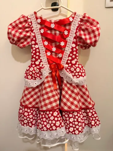 Vestido de caipira infantil 5 anos