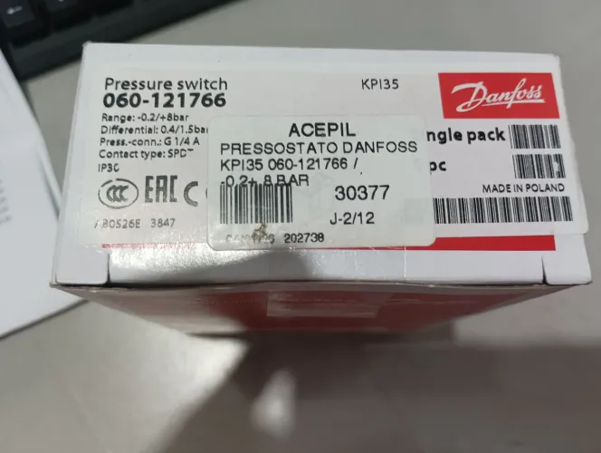 Pressostato DANFOSS KP135