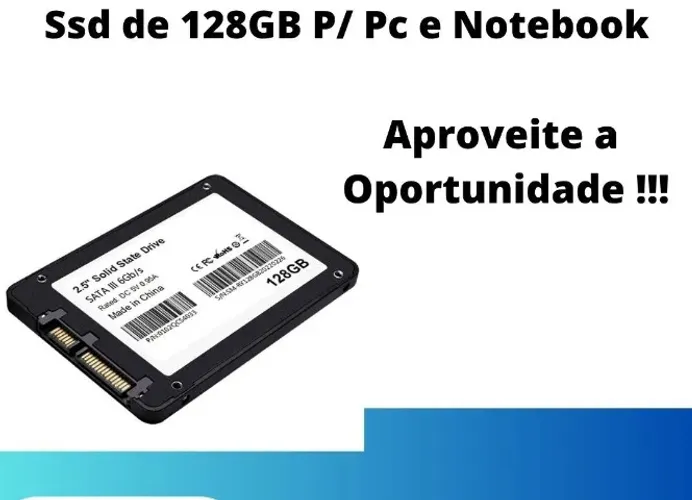 SSd 128Gb Para pc e notebook