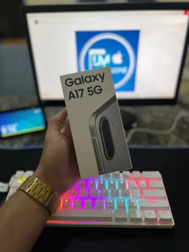 SAMSUNG GALAXY A17 5G - 256GB | CINZA | LACRADO | COM NOTA FISCAL