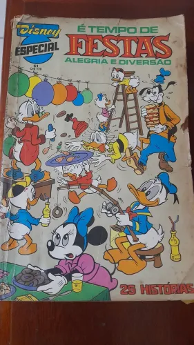 Revistas antigas originais da Disney 