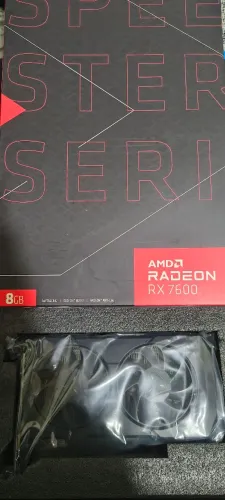 Placa de Vídeo XFX AMD RADEON RX 7600 Gaming Graphics Card, 8GB, GDDR6