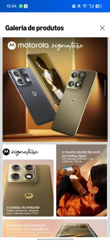 Motorola signature novo lacrado