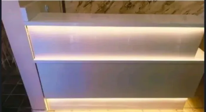 Balcão para recepção com led